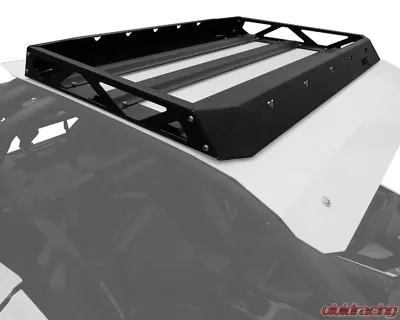 AFX Motorsports Black Roof Rack Polaris RZR XP PRO 2 Seater - CAN022-B-LED