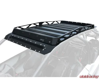AFX Motorsports Black Roof Rack Polaris RZR XP PRO 4 Seater - CAN028-B-LED