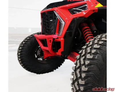 AFX Motorsports Black Short Front Bumper Polaris RZR XP 1000 Turbo S 2019-2022 - DEF050-B