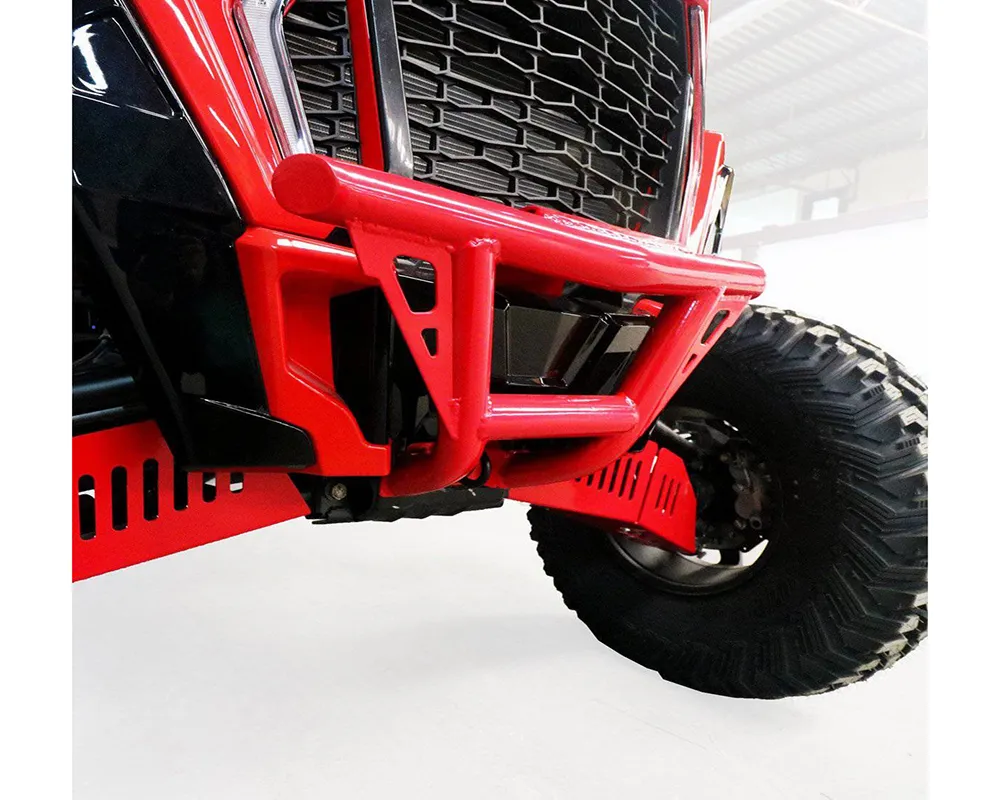 AFX Motorsports Orange Short Front Bumper Polaris RZR XP 1000 Turbo S 2019-2022 - DEF050-O