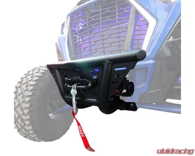 AFX Motorsports Polaris Red Short Front Bumper w/ Winch Mount Polaris RZR XP 1000 Turbo S 2019-2022 - DEF060-R