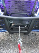 AFX Motorsports Polaris Red Short Front Bumper w/ Winch Mount Polaris RZR XP 1000 Turbo S 2019-2022                                     - DEF060-R - Image 4