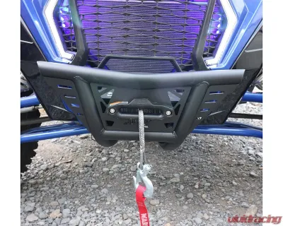 AFX Motorsports Polaris Red Short Front Bumper w/ Winch Mount Polaris RZR XP 1000 Turbo S 2019-2022 - DEF060-R