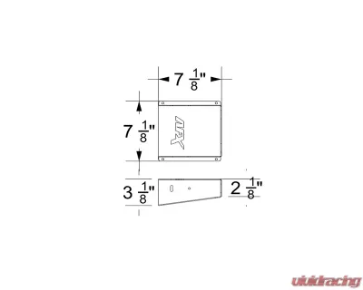 AFX Motorsports Black Overhead CB Radiofrequency Mount - HER028