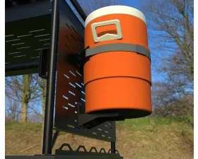 AFX Motorsports Black Water Bottle Holder Mount