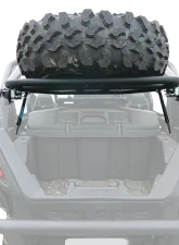 AFX Motorsports Black Spare Tire Carrier w/ Pneumatic Piston Polaris RZR Turbo R 2021-2022                                     - POR013 - Image 2