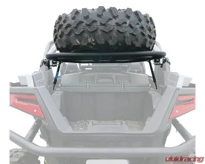 AFX Motorsports Black Spare Tire Carrier w/ Pneumatic Piston Polaris RZR Turbo R 2021-2022 - POR013