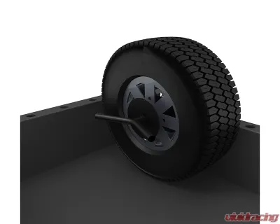 AFX Motorsports Black Spare Tire Carrier Polaris Ranger - POR038