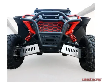 AFX Motorsports 3/16" Brushed Aluminum A-Arm Guards Honda Talon 1000x - SKI025-B-316-AL