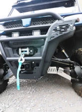 AFX Motorsports 3/16" Brushed Aluminum Stripes A-Arm Guards CFMoto UForce 1000 XL 2021-2023                                     - SKI030-B-316-AL-1 - Image 3