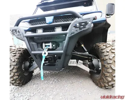 AFX Motorsports 3/16" Brushed Aluminum Stripes A-Arm Guards CFMoto UForce 1000 XL 2021-2023 - SKI030-B-316-AL-1