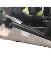 AFX Motorsports 1/8" Brushed Aluminum Plain Rock Sliders Polaris RZR XP 1000 2 Seater 2015-2022                                     - SKI080-A-18-AL-PLAIN - Image 4