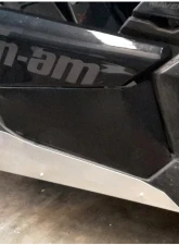 AFX Motorsports 1/8" Brushed Aluminum Plain Rock Sliders Can-Am Maverick X3 2 Seater                                     - SKI102-A-18-AL-PLAIN - Image 2