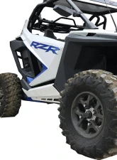 AFX Motorsports 1/8" Brushed Aluminum Plain Rock Sliders Polaris RZR PRO XP | PRO R 2 Seater                                     - SKI128-A-18-AL-PLAIN - Image 3
