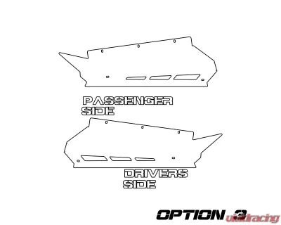 AFX Motorsports 1/8" Brushed Aluminum Plain Rock Sliders Polaris RZR PRO XP | PRO R 2 Seater - SKI128-A-18-AL-PLAIN