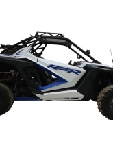 AFX Motorsports 1/8" Brushed Aluminum Plain Rock Sliders Polaris RZR PRO XP | PRO R 2 Seater                                     - SKI128-A-18-AL-PLAIN - Image 4