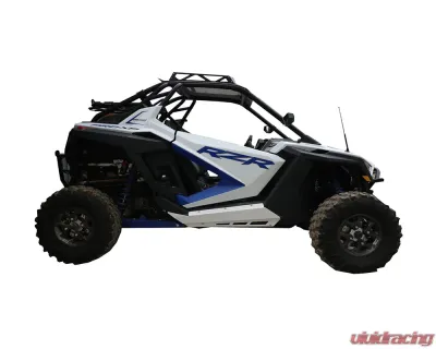 AFX Motorsports 1/8" Brushed Aluminum Plain Rock Sliders Polaris RZR PRO XP | PRO R 2 Seater - SKI128-A-18-AL-PLAIN