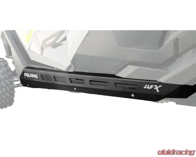AFX Motorsports 1/8" Black Stripes Rock Sliders Polaris RZR XP PRO | PRO R | Turbo R 4 Seater - SKI130-A-18-B-STRIPES