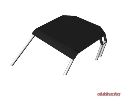 AFX Motorsports Black Aluminum Roof Can-Am Maverick | Commander 2 Seater 2010-2018 - TEC001-B-AL