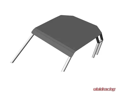 AFX Motorsports Light Gray Aluminum Roof Can-Am Maverick | Commander 2 Seater 2010-2018 - TEC001-G-AL