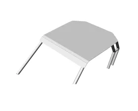 AFX Motorsports White Aluminum Roof Can-Am Maverick | Commander 2 Seater 2010-2018