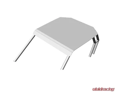 AFX Motorsports White Aluminum Roof Can-Am Maverick | Commander 2 Seater 2010-2018 - TEC001-W-AL