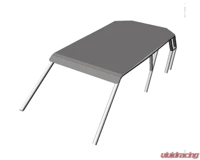 AFX Motorsports Gray Roof Aluminum w/ Side Covers Can-Am Maverick | Commander 4 Seater 2010-2018 - TEC004-G-Y-AL