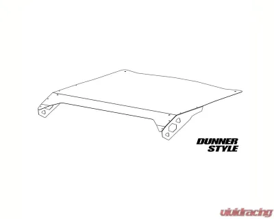 AFX Motorsports White Aluminum Dunner Roof Can-Am Maverick X3 2 Seater - TEC028-D-W