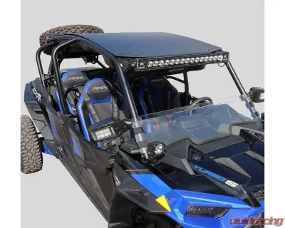 AFX Motorsports Polaris Red Aluminum Roof Polaris RZR XP 1000 Turbo S 4 Seater 2019-2022 - TEC048-R-AL