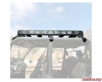 AFX Motorsports Black Extended Roof Rack with Led Bar Cut-Out CFMoto UForce 1000 XL 2021-2024 - CAN055-B-LED