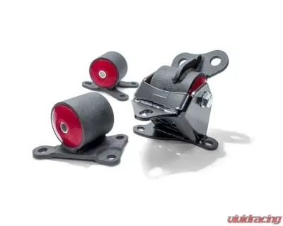 Innovative Mounts B/D Series Black Steel Mounts 60A Bushings 2 Bolt Honda Civic 1996-2000 - 10050-60A