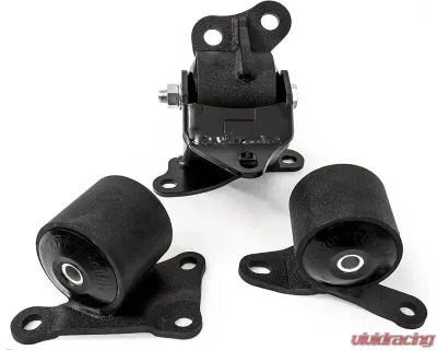 Innovative Mounts B/D Series Black Steel Mounts 75A Bushings 2 Bolt Honda Civic 1996-2000 - 10050-75A