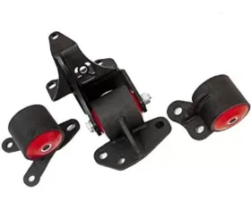 Innovative Mounts D-Series Black Steel Mounts 75A Bushings CVT to Manual Honda Civic 1996-2000