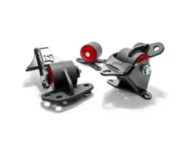 Innovative Mounts D-Series Black Steel Mounts 85A Bushings CVT to Manual Honda Civic 1996-2000