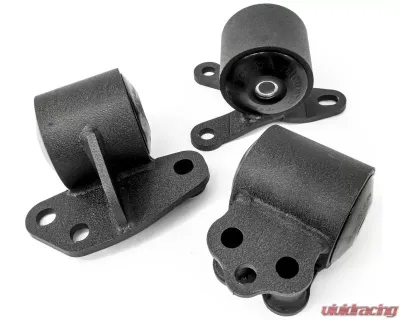 Innovative Mounts B/D Series Black Steel Mounts 75A Bushings 3 Bolt Honda Civic 1992-1995 - 10150-75A