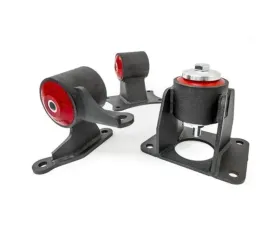 Innovative Mounts D-Series Black Steel Mounts 85A Bushings Honda Civic 2001-2005