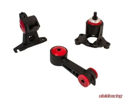 Innovative Mounts L-Series Black Steel Mounts 75A Bushings Honda CR-Z 2011-2015 - 11550-75A