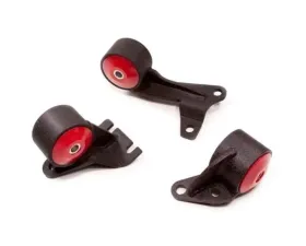 Innovative Mounts B-Series Black Steel Mounts 75A Bushings Acura Integra 1990-1993 19351-75A