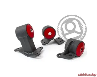 Innovative Mounts B-Series Black Steel Mounts 85A Bushings Acura Integra 1990-1993 19351-85A - 19351-85A