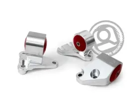 Innovative Mounts B-Series Black Steel Mounts 95A Bushings Acura Integra 1990-1993 19351-95A