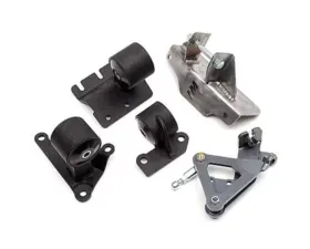 Innovative Mounts H-Series Black Steel Mounts 75A Bushings Manual Hydro Actuator Honda Civic 1988-1991