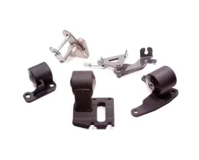 Innovative Mounts H-Series Black Steel Mounts 75A Bushings Acura Integra 1990-1993