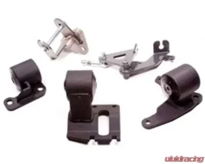 Innovative Mounts H-Series Black Steel Mounts 85A Bushings Acura Integra 1990-1993 - 29354-85A