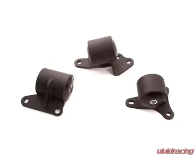 Innovative Mounts F-Series/H-Series Black Steel Mounts 75A Bushings Auto Chassis/Trans Honda Prelude 1992-1996 - 29651-75A