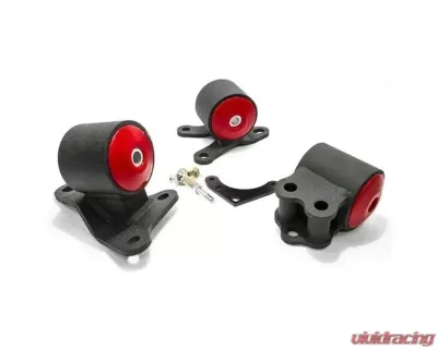Innovative Mounts B-Series Black Steel Mounts 60A Bushings Cable Conversion 3 Bolt Acura Integra 1994-2001 - 40150-60A