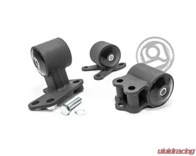 Innovative Mounts B/D Series Black Steel Mounts 60A Bushings Auto to Manual Hydro 3 Bolt Honda Civic 1992-1995 - 40152-60A