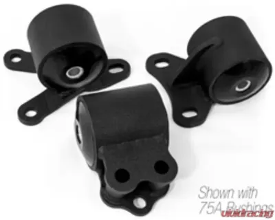 Innovative Mounts B-Series Black Steel Mounts 60A Bushings Auto Trans 3 Bolt Acura Integra 1994-2001 - 40153-60A