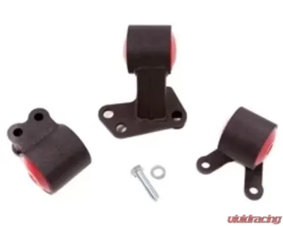 Innovative Mounts B-Series Black Steel Mounts 95A Bushings Auto to Manual Hydro Acura Integra 1994-2001 - 40154-95A