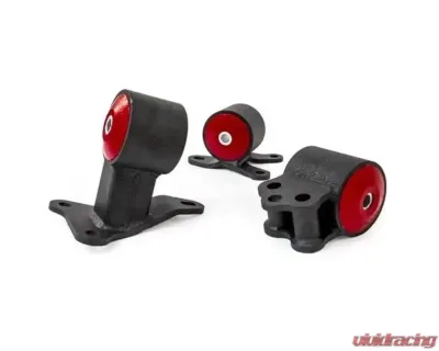Innovative Mounts B-Series Black Steel Mounts 75A Bushings Auto to Manual Cable Acura Integra 1994-2001 - 40155-75A