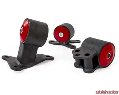 Innovative Mounts B-Series Black Steel Mounts 85A Bushings Auto to Manual Cable Acura Integra 1994-2001 - 40155-85A
